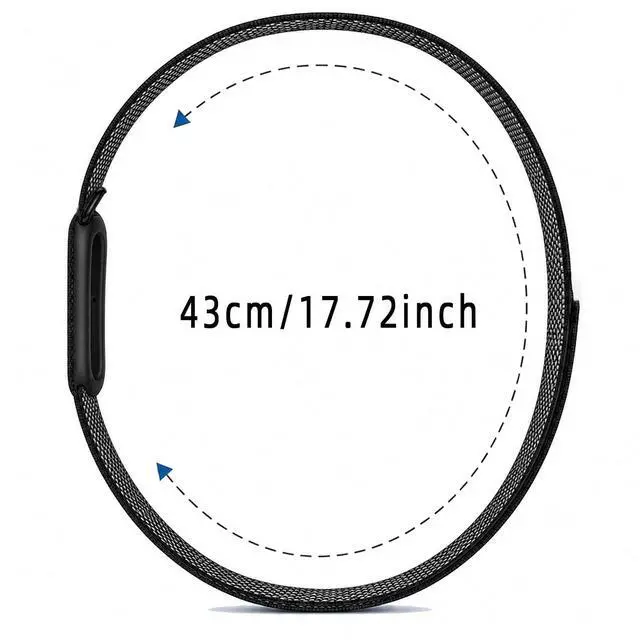 Alt view image 3 of 6 - Replacement Bicep Nylon Bands Compatible with Google Fitbit Air