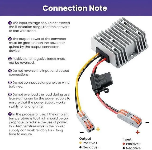 Alt view image 4 of 7 - 9-32V to 12V 10A 120W Waterproof DC-DC Buck Converter | Step Down Module for Automotive, LED Lights, Construction Sites, Tools