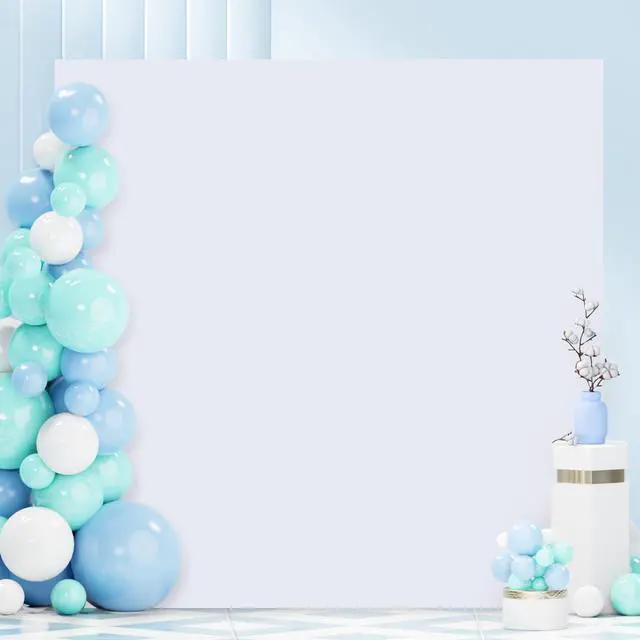 Alt view image 4 of 6 - White Wedding Arch Cover 6.6x6.6FT Square Arch Stand Covers for Spandex Backdrop Arch Cover for Fitted Balloon Square Arch Stand Cover Arch Stretchy Backdrop Cover for Wedding Party Decor