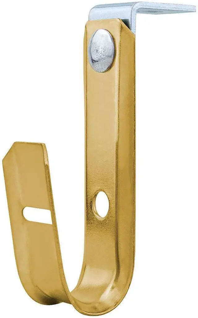 Main image of 3/4 Inch Heavy Duty Metal Cable & Wire Support J-Hook Hangers W/Angle Clip, attaching horizontal surfaces (Ceilings, beams K) & 1/4 inch threaded rod Cable & Wire Management