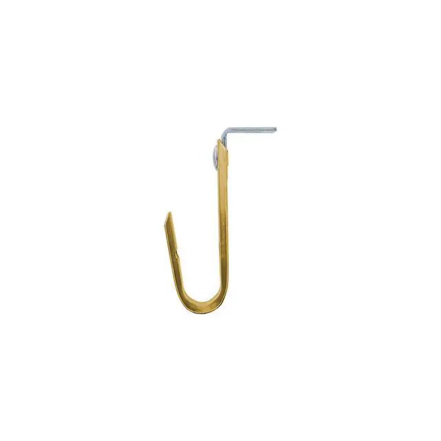 Alt view image 2 of 6 - 3/4 Inch Heavy Duty Metal Cable & Wire Support J-Hook Hangers W/Angle Clip, attaching horizontal surfaces (Ceilings, beams K) & 1/4 inch threaded rod Cable & Wire Management