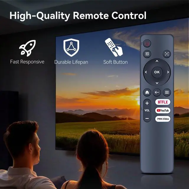 Alt view image 3 of 7 - Replacement Remote Control for VOPLLS K3/VISSPL A5/Boldever Smart Projector | BE-BD001SX-USWH0-A1S2