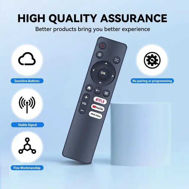 Alt view image 5 of 7 - Replacement Remote Control for VOPLLS K3/VISSPL A5/Boldever Smart Projector | BE-BD001SX-USWH0-A1S2