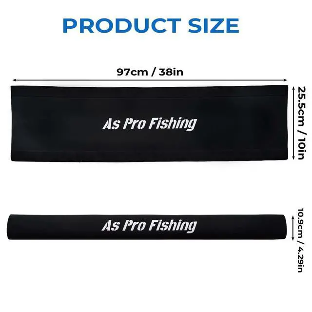 Alt view image 2 of 7 - Trolling Motor Cable Sleeve,38 * 10 Inch Engine Hose Cover,Engine Hose Cover for Trolling Motor Portable Boat Accessories (Black,10/38)