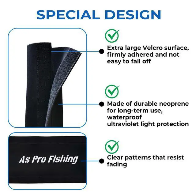 Alt view image 3 of 7 - Trolling Motor Cable Sleeve,38 * 10 Inch Engine Hose Cover,Engine Hose Cover for Trolling Motor Portable Boat Accessories (Black,10/38)