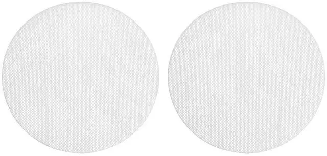 Main image of Universal 7 Inch Speaker Grills Cover Without Frame, White Metal Speaker Grills Mesh Subwoofer Mesh Cover Guard Protector for Car Home Audio, Pack of 2