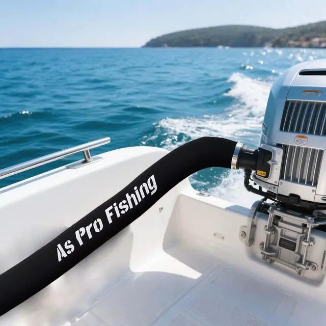 Alt view image 6 of 7 - Trolling Motor Cable Sleeve,38 * 10 Inch Engine Hose Cover,Engine Hose Cover for Trolling Motor Portable Boat Accessories (Black,10/38)