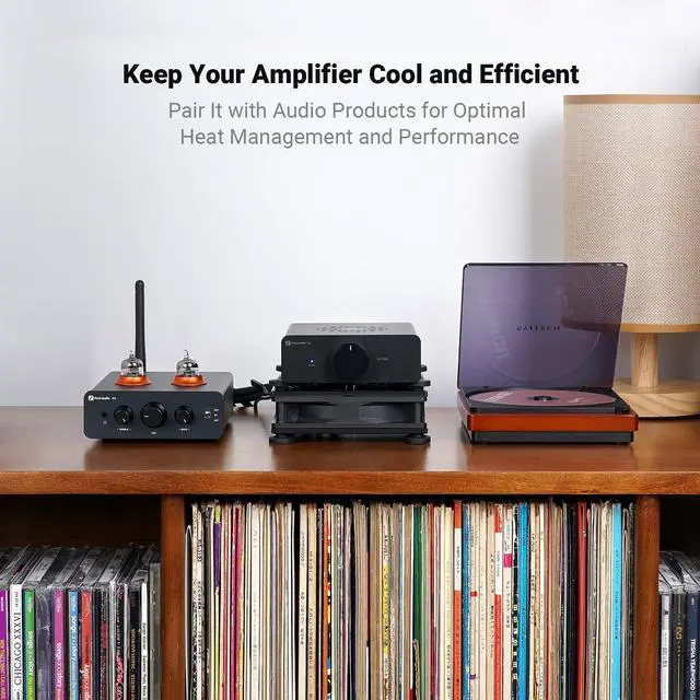 Alt view image 4 of 7 - USB C 5V Cooling Fan for for V3 Mono, V3 and BT20A PRO Amplifier
