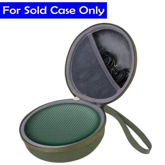 Alt view image 3 of 6 - Hard Case for Bang & Olufsen Beosound A1 2nd Gen Bluetooth,Green | EVA Hard Shell, Accessory Storage Pocket, Travel-Ready Portable Storage, Hand Strap Portability, Impact Resistant Protection