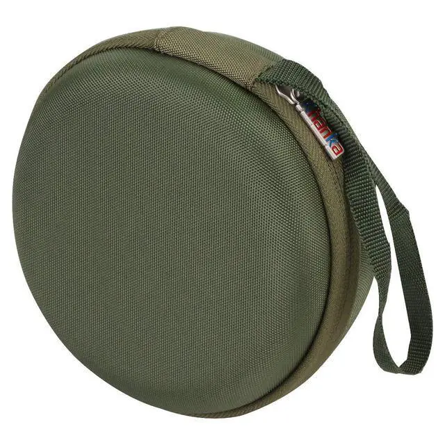 Alt view image 5 of 6 - Hard Case for Bang & Olufsen Beosound A1 2nd Gen Bluetooth,Green | EVA Hard Shell, Accessory Storage Pocket, Travel-Ready Portable Storage, Hand Strap Portability, Impact Resistant Protection