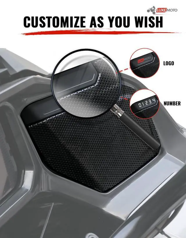 Alt view image 6 of 6 - Front Fairing Speaker Grills Metal Mesh Cover for Harley Road Glide 2024+ | Protection Covers,Sturdy and Durable,Perfect Fit for CVO FLTRXSE 2023-2026, FLTRX FLTRXSTSE 2024-2026 FLTRT FLTRXL 2026