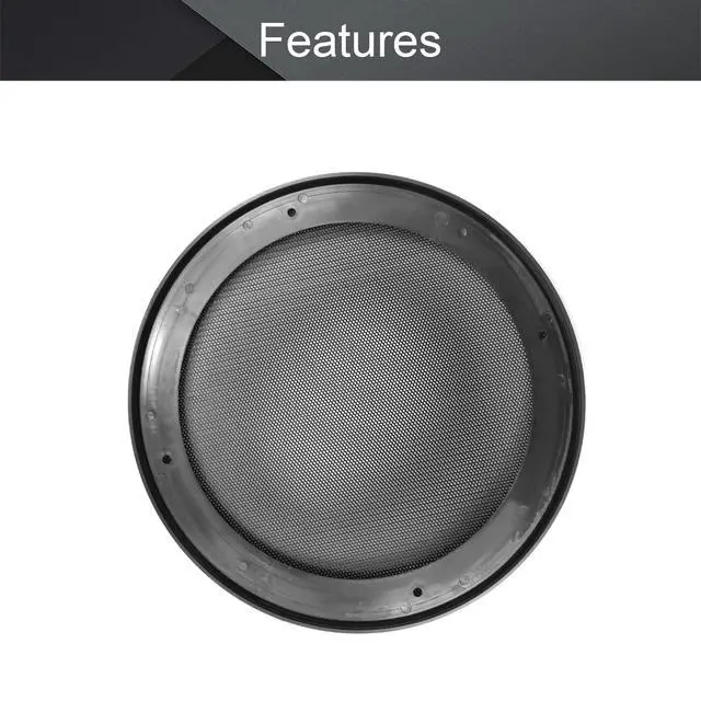Alt view image 4 of 6 - 4Pcs 6.5" Speaker Subwoofer Grill Cover, Metal Frame with Metal Mesh | Car Audio Speaker SubWoofer Waffle Grill Cover Guard Protector for Cabinets, Home Theater with Screws