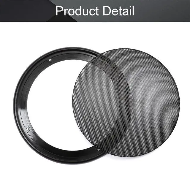 Alt view image 3 of 6 - 4Pcs 6.5" Speaker Subwoofer Grill Cover, Metal Frame with Metal Mesh | Car Audio Speaker SubWoofer Waffle Grill Cover Guard Protector for Cabinets, Home Theater with Screws