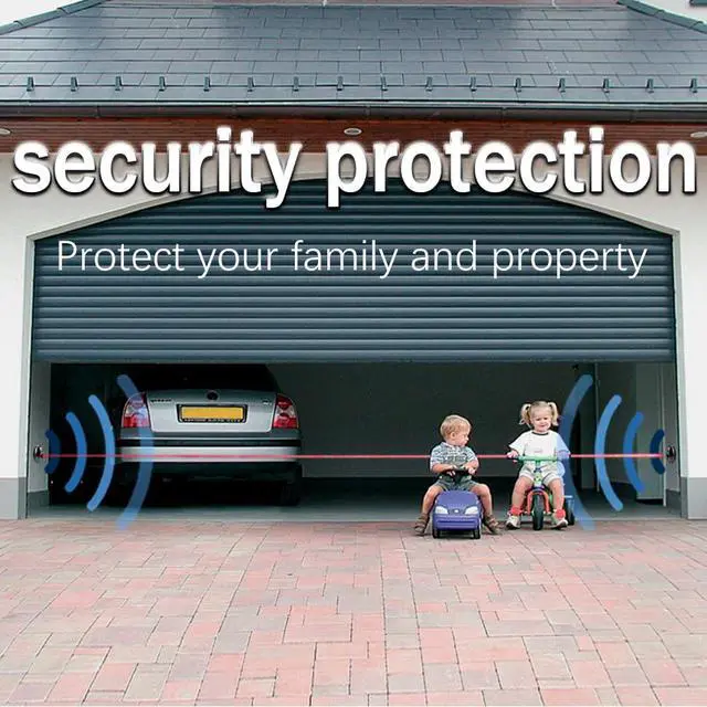 Alt view image 5 of 5 - Safety Photocell Infrared Beam Sensor Photoelectric Motion Detector for Roller Door Opener Automatic Swing Sliding Gate Openers Garage Door Openers Access Control Security Alarm Systems