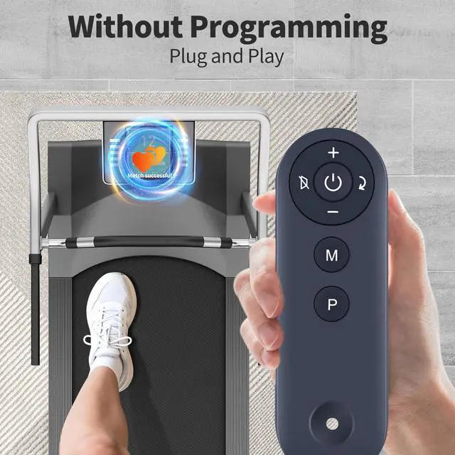 Alt view image 7 of 7 - Replacement for Bifanuo Walking Pad Remote Control, Compatible with Models TM001, TM006, TM008, TM009, TM008BK, GK-001 Under Desk Treadmill
