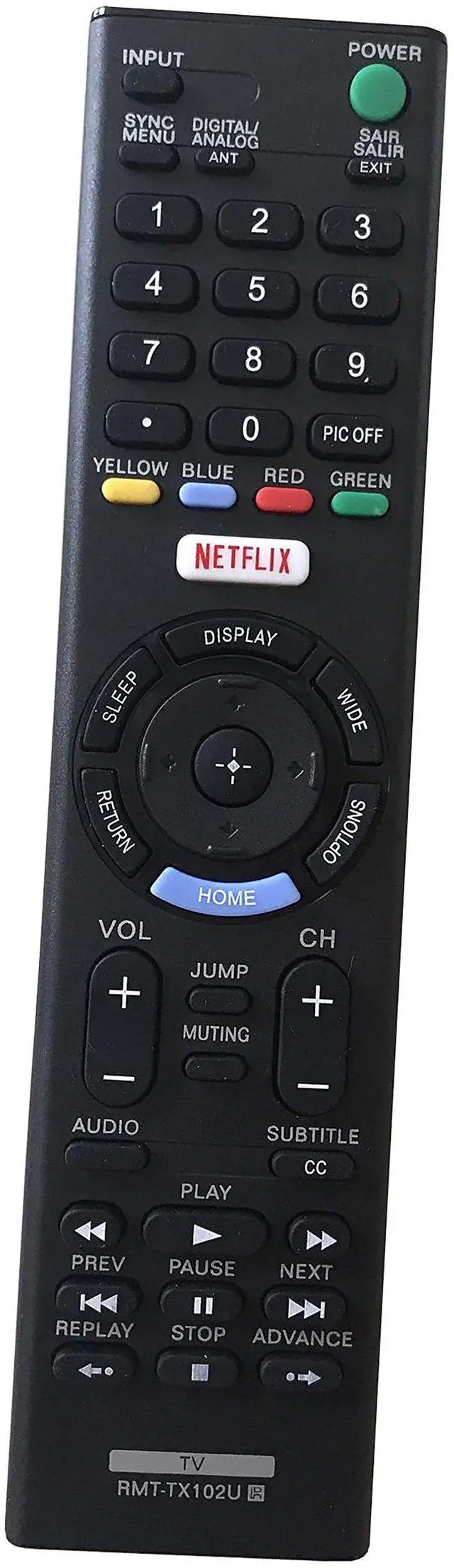 Main image of Universal Remote Control for Sony TV KDL48R510C KDL-48R510C KDL40R510C KDL-40R510C KDL32R500C KDL-32R500C KDL40R550C KDL-40R550C KDL48R550C KDL-48R550C