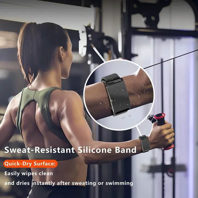 Alt view image 4 of 7 - 3-Pack Bands Compatible with WHOOP 5.0 | Includes Magnetic Silicone Strap, Stainless Steel Mesh Loop & Woven Nylon Sports Wristband with Custom Adapters