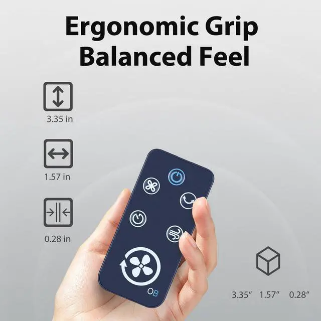 Alt view image 4 of 7 - Remote Control for OmniBreeze 3333004 Tower Fan 40 in Breeze DC2018