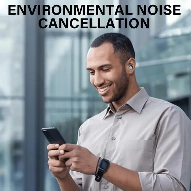 Alt view image 6 of 7 - Sleep Ear Buds, True Wireless Earbuds, 2025 Ultra-Mini Bluetooth 5.4 Earbuds for Side Sleepers, 42H Play Hi-Fi Stereo 3D Bass Noise Cancelling Bluetooth headphones, USB C, IP7 Waterproof LED Earphones