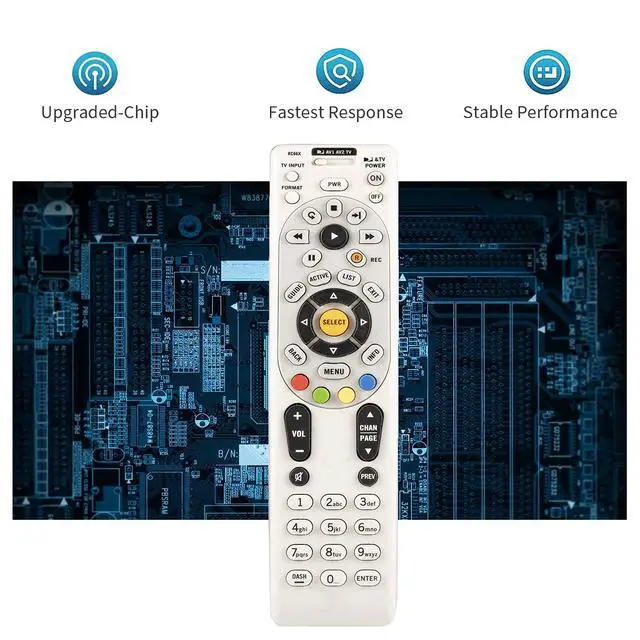 Alt view image 4 of 7 - Universal IR RC66X Replacement Remote Control for Directv RC66 RC66X RC66RX RC65 RC64 H24 Hr24 H25 R16 D12 (Not for RF Function)