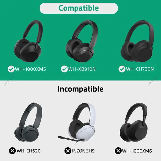 Alt view image 6 of 6 - Shield Headphones Case Compatible with Sony WH-1000XM5, WH-1000XM4, WH-1000XM3, WH-CH720N, Replacement Hard Shell Travel Carrying Bag with Cable Storage (Dark Grey)