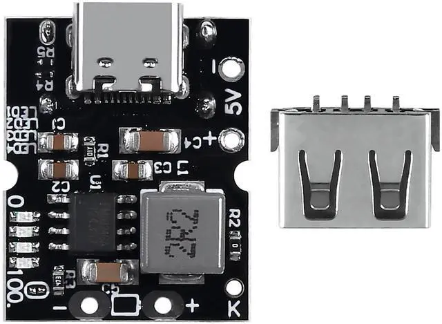 Alt view image 2 of 6 - 12PCS Type-C USB 5V 2A Boost Converter Step-Up Power Module Mobile Power Bank Accessories with Protection LED Indicator (Type-C No Welding)