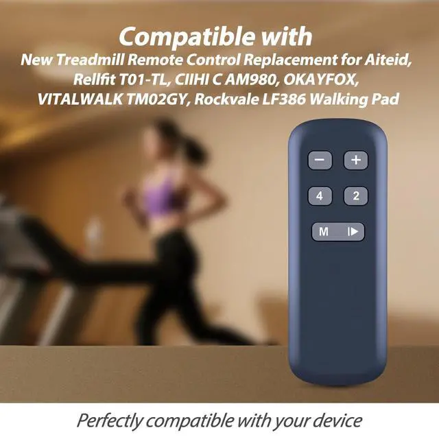 Alt view image 2 of 7 - New Treadmill Replacement Remote Control fit for Ulfario Walking Pad Treadmill LF-X2DF