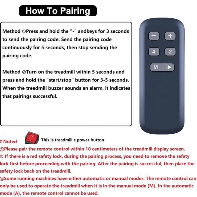 Alt view image 3 of 7 - New Treadmill Replacement Remote Control fit for Ulfario Walking Pad Treadmill LF-X2DF