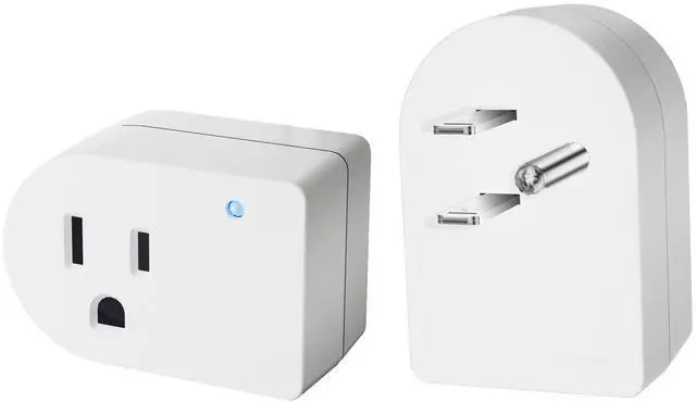 Main image of Surge Protector Wall Tap Single Outlet Extender 2 Pack, 3 Prong Grounded Plug Power Strip Adapter with Indicator Light, 15A/125V Low Profile & Space-Saving for Home& Office Small Electronics-ETL-White