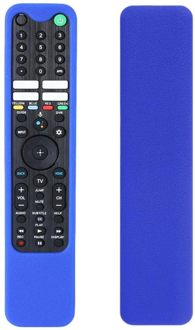 Main image of Anti-Slip Remote Case for Sony TV RMF-TX621U RMF-TX520U RMF-TX500T RMF-TX621E RMF-TX520E Remote Controller Shockproof Washable Skin-Friendly Anti-Lost Remote Cover with Loop(Blue)