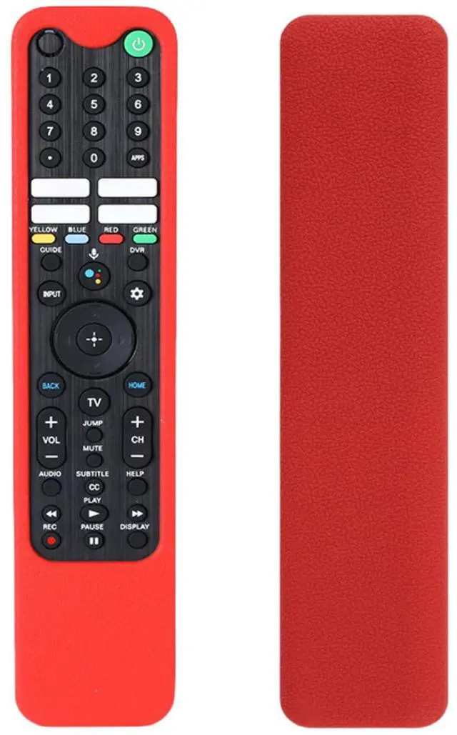 Main image of Anti-Slip Remote Case for Sony TV RMF-TX621U RMF-TX520U RMF-TX500T RMF-TX621E RMF-TX520E Remote Controller Shockproof Washable Skin-Friendly Anti-Lost Remote Cover with Loop(Red)