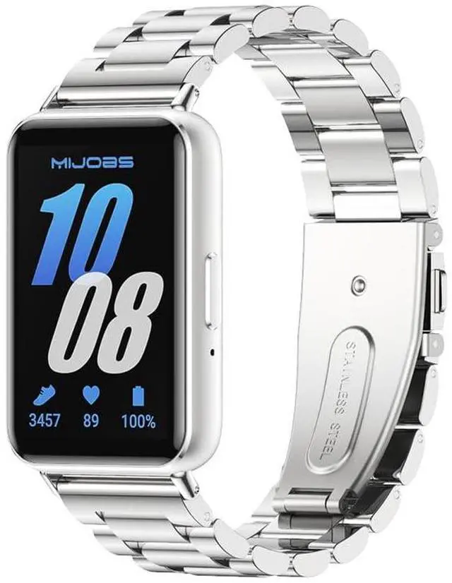 Main image of Metal Strap for Samsung Galaxy Fit 3 Stainless Steel Bracelet Replacement Wristband