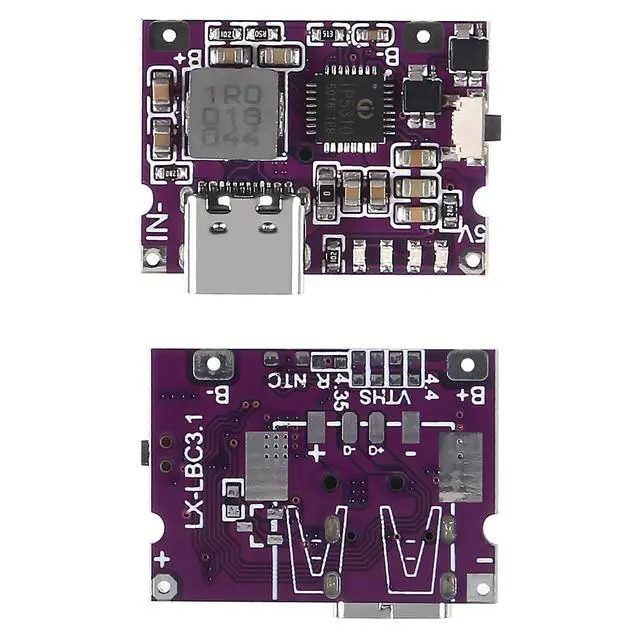 Alt view image 2 of 6 - 4Pcs Type-C USB 5V 3.1A Boost Converter Step-Up Power Module IP5310 Mobile Power Bank Accessories with Switch LED Indicator (Type-C 3.1A)