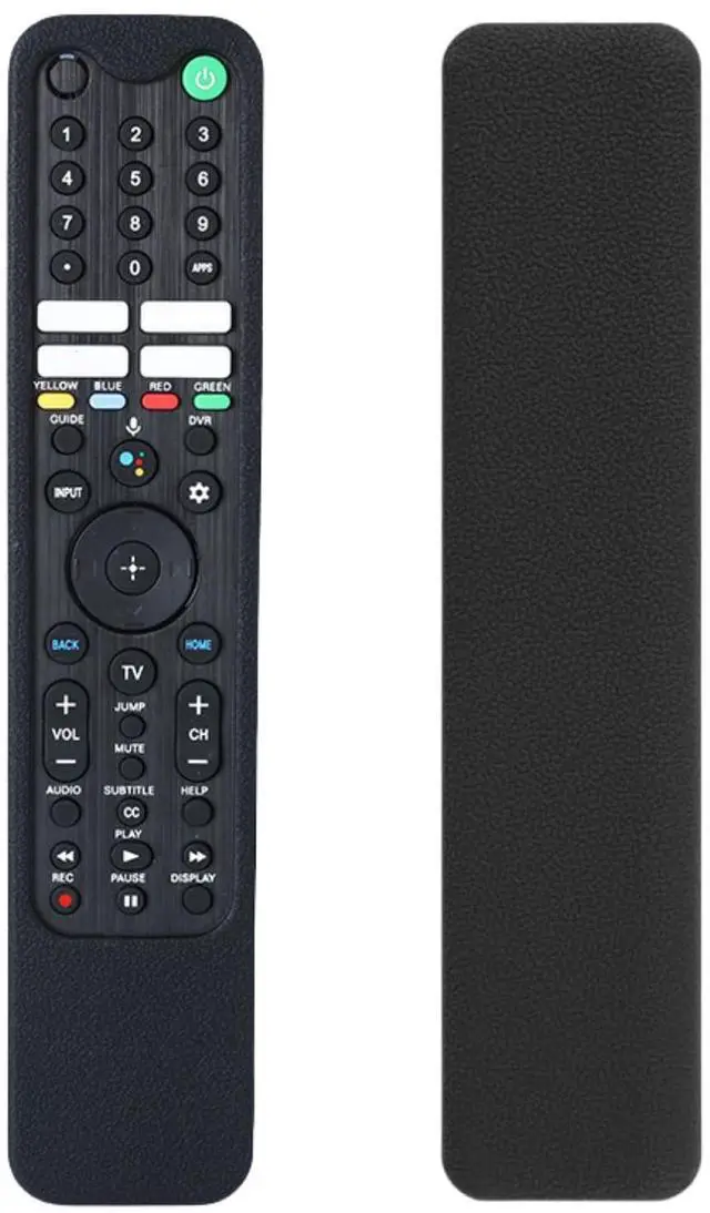 Main image of Anti-Slip Remote Case for Sony TV RMF-TX621U RMF-TX520U RMF-TX500T RMF-TX621E RMF-TX520E Remote Controller Shockproof Washable Skin-Friendly Anti-Lost Remote Cover with Loop(Black)