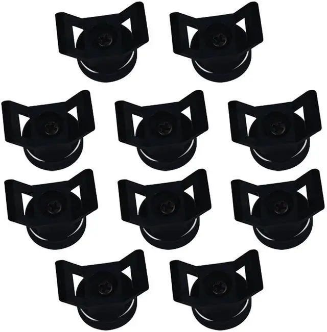 Main image of Magnet Zip Tie Mount Clips Magnetic Zip Ties Mount Holder 25LBS Strong Multipurpose Wire Cable Holder Mount Wire Clips Management for Home Office Marine Electrical Wiring (10 PCS)