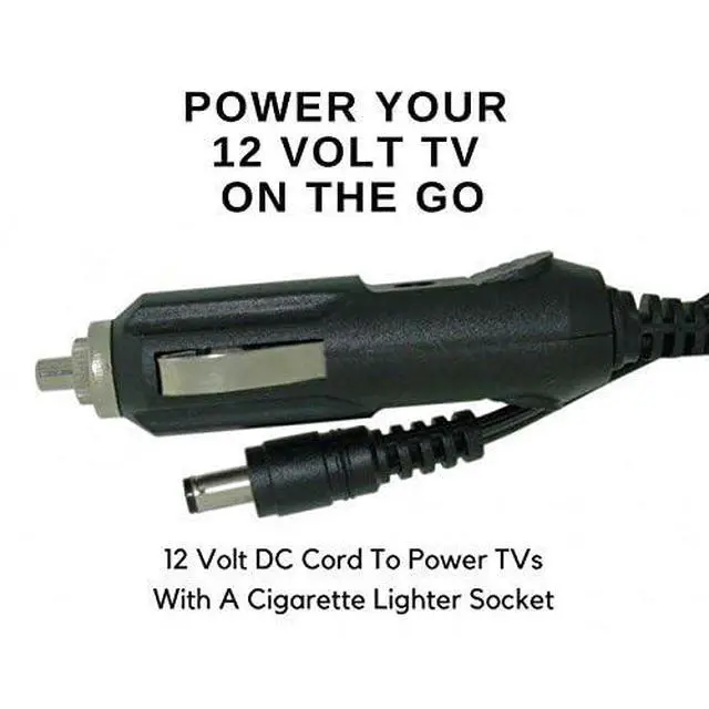 Alt view image 5 of 5 - 12 Volt DC Cord to Power TVs with A Cigarette Lighter Socket - Universal Connector