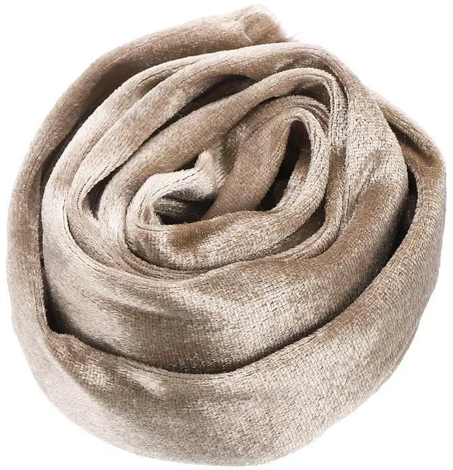 Main image of 3.3ft Chandelier Chain Cord Cover, Velvet Cloth Fabric Chain Sleeve Decorative Cord Covers for Chandelier Wires Swing Cable, Hook and Loop Fastener Style, Beige
