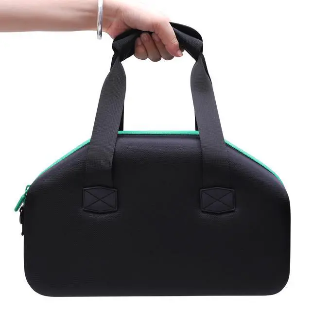 Alt view image 4 of 6 - LTGEM Case for Soundcore Boom 2 by Anker Speaker, Green+Blue Trim | Portable Speaker Protection Bag