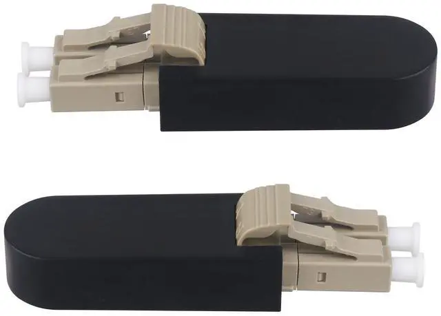 Alt view image 2 of 4 - 4-Pack LC/OM2 Fiber Optic Loopback Adapter Optical Cable 50/125 Multimode Test Adapter Connector for Testing Applications