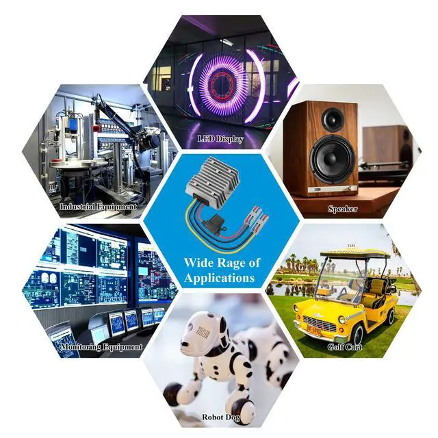Alt view image 7 of 7 - 20-60V to 12V20A 240W Waterproof DC/DC Step Down Converter | Step Down Module, for Car, Truck, LED and ToolsStep Down Power Transformer