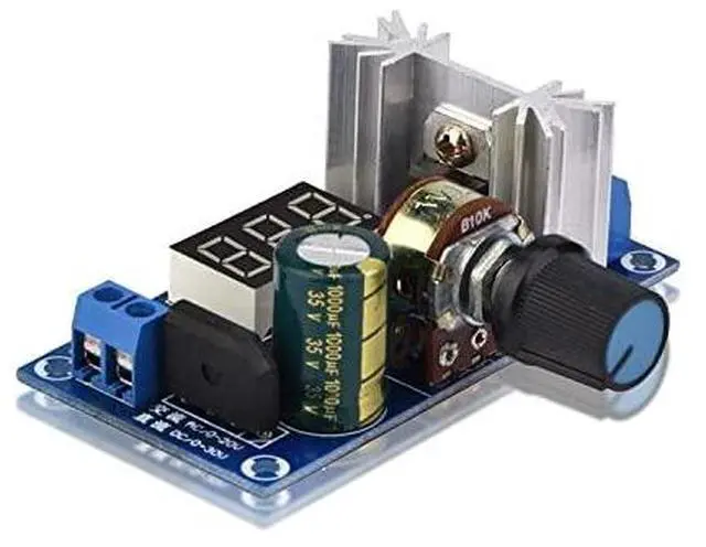 Main image of Adjustable Voltage Regulator,LM317 Adjustable Voltage Regulator Power Supplement Board Digital Voltage Display