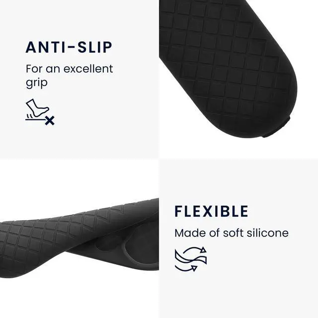 Alt view image 4 of 7 - Remote Cover Set Compatible with Google TV Streamer 4K - Remote and Device Case 2 Piece Set - Black