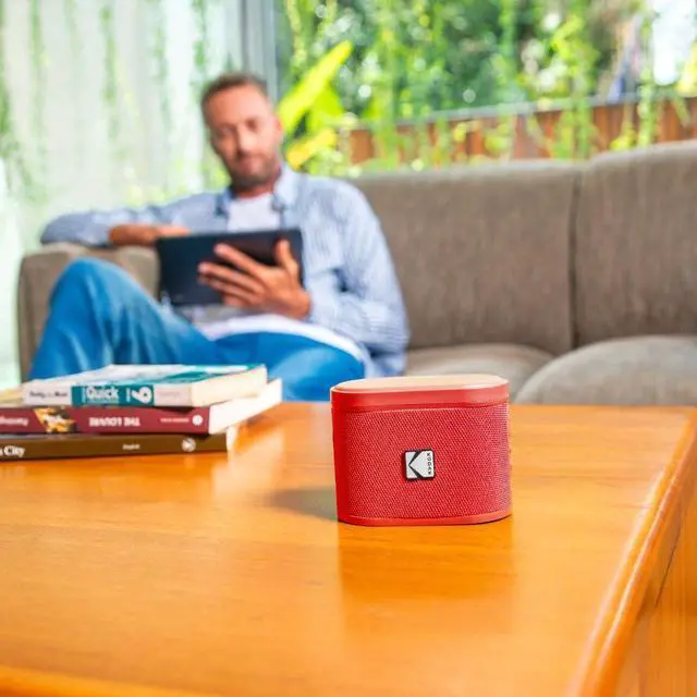 Alt view image 3 of 5 - SOUNDBRIX Portable Bluetooth Speaker Up to 5H Battery Life Water Resistant Apple & Android Compatible Loud Sound for Home Outdoor Travel Black Wireless Speaker White Elephant Gifts for Adults