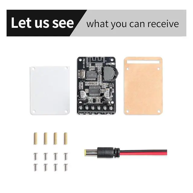 Alt view image 6 of 6 - Bluetooth Power Amplifier Board 2.0 Dual Channel Stereo Wireless Mini Amp Module with Protective Shell(XY-P15W)