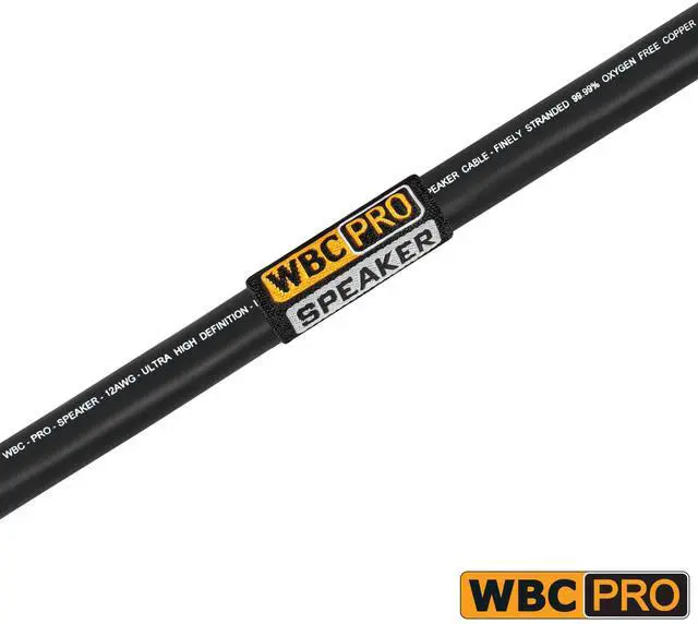 Alt view image 4 of 6 - 10 Foot - WBC-PRO-SPEAKER-12 AWG (2 Core Config.) High-Purity OFC (99.99%) Pro-Grade High-Definition Loudspeaker/DJ/PA Speaker Cable with Neutrik NL2FXX-W-S 2-Pole Silver SpeakON Connectors