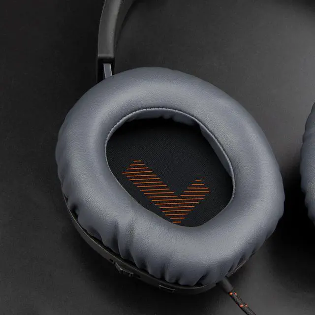 Alt view image 6 of 6 - Professional Replacement Earpads Cushions for JBL Quantum 100/100X/100P/100M2 (Q100/Q100X/Q100P/Q100M2), Quantum 350 (Q350) Headphones, Ear Pads with Softer Protein Leather - Titanium