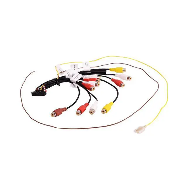 Alt view image 7 of 7 - XT91909 24Pin AV RCA Harness,for Full-Car Audio/Video Upgrade | Fit for Pioneer AVH-W4400NEX,AVH-W4500NEX,AVIC-W6400NEX,AVIC-W6500NEX,AVIC-W6600NEX(CDP1803),for Select in Dash Head Unit