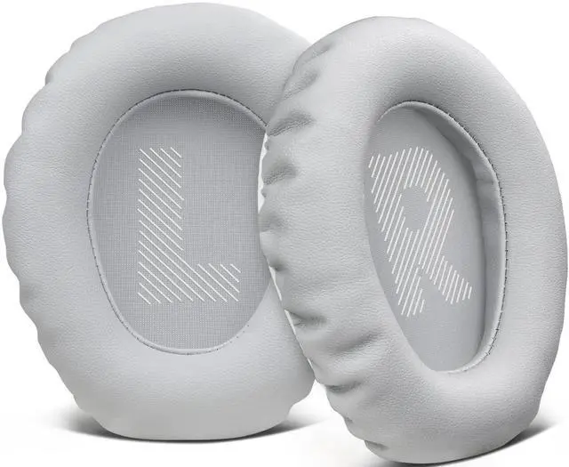 Main image of Professional Replacement Earpads Cushions for JBL Quantum 100/100X/100P/100M2 (Q100/Q100X/Q100P/Q100M2), Quantum 350 (Q350) Headphones, Ear Pads with Softer Protein Leather - Grey