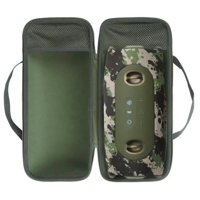 Alt view image 2 of 7 - Hard Case Compatible with JBL Xtreme 5 Portable Waterproof Speaker | Lightweight & Carry, Dustproof Storage, Travel Friendly, Portable for Daily Use, Green