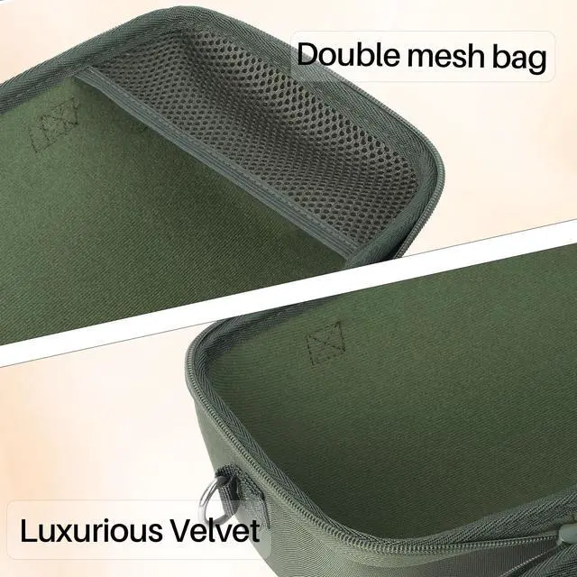 Alt view image 5 of 7 - Hard Case Compatible with JBL Xtreme 5 Portable Waterproof Speaker | Lightweight & Carry, Dustproof Storage, Travel Friendly, Portable for Daily Use, Green
